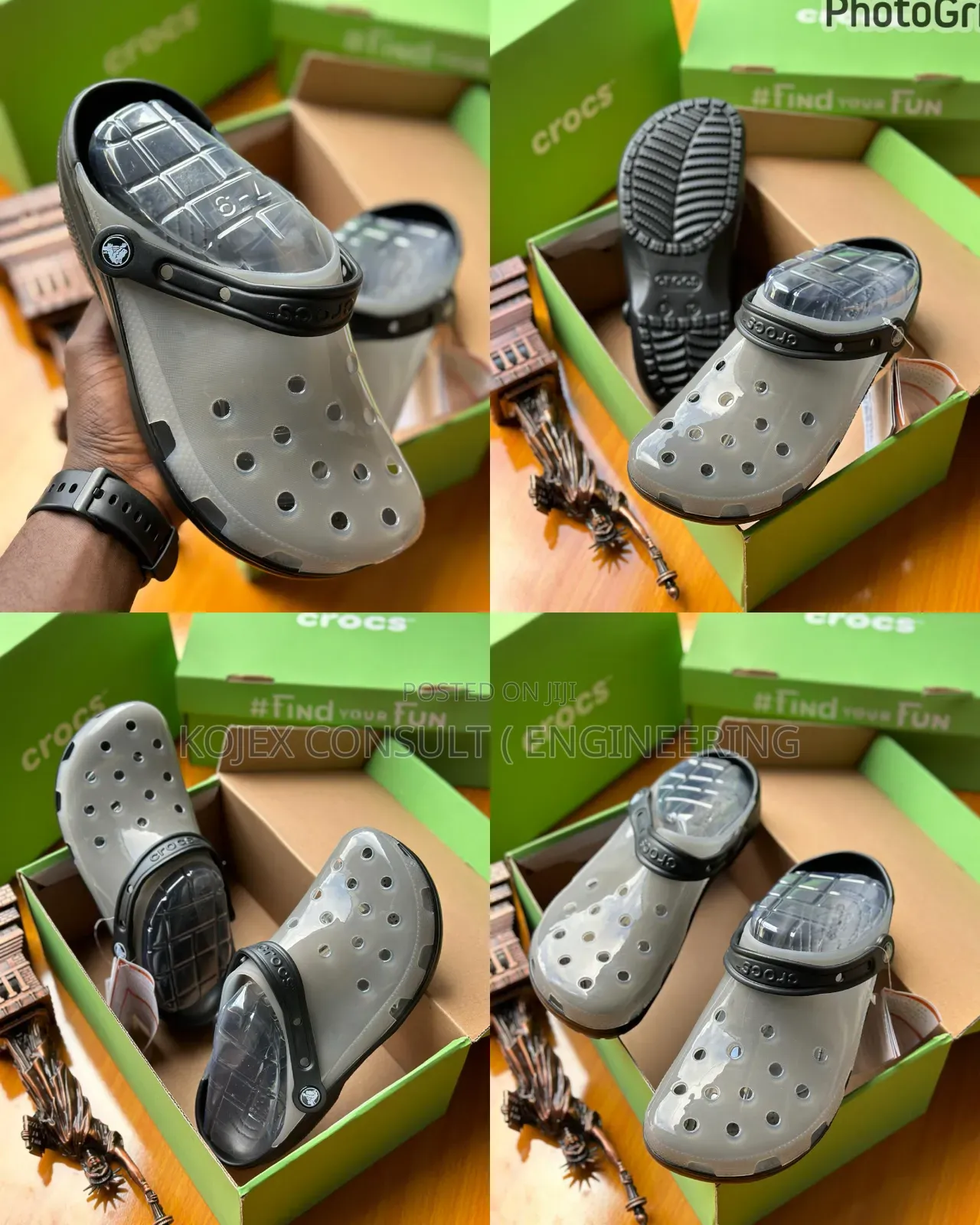 Rubber Linteride Comfy Crocs