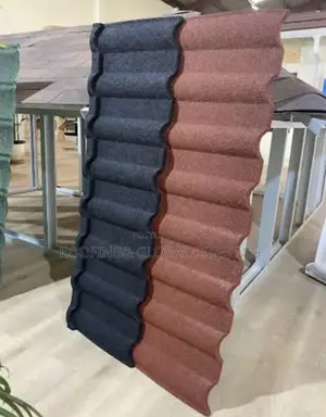 Stone Coated Roofing Tiles Red /Black Charcoal Black Milano 0.55mm