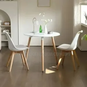 2-Seater Modern Dining Set – Minimalist Design