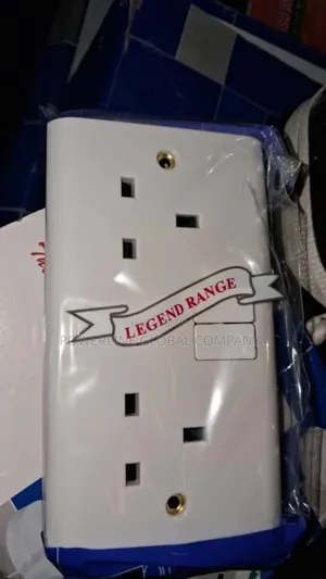 13amps Double Socket for Homes/ Hotels/ Lounges/ Guesthouses/ Offices