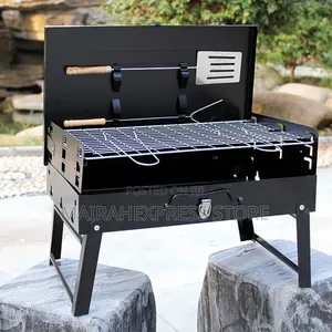 Foldable Case Barbeque Grill. (1lv22n1).
