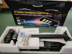 Ai 1000 Watts Solar Street Light With 4 Lens 3 Views CCTV Camera