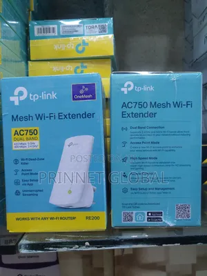 Tp-Link Mesh Wifi Extender Ac750 Dual Band Re200
