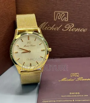 Original Michael Renee Gold Stainless Steel Quartz Watch