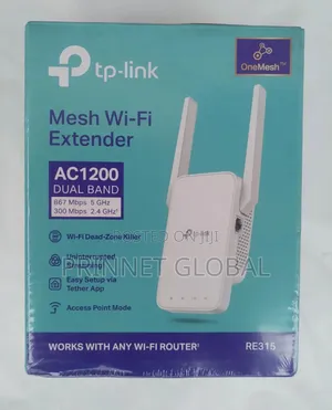Tp-Link Mesh Wifi Extender Ac1200 Dual Band Re315