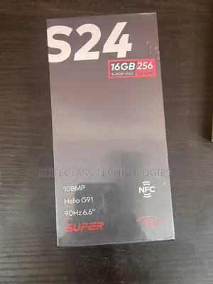 New Itel S24 256 GB Black