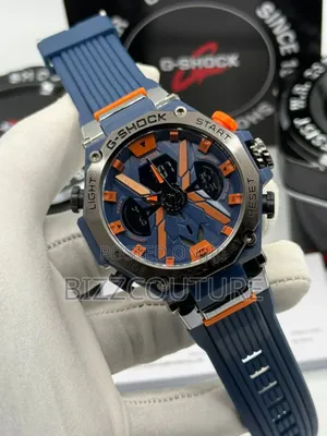 Original G-Shock Casio Blue Rubber Strap Quartz Watch