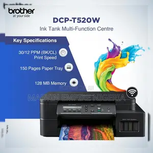Brother Dcp-t520w Ink Benefit Multi-function Colour Ink Tank Printer