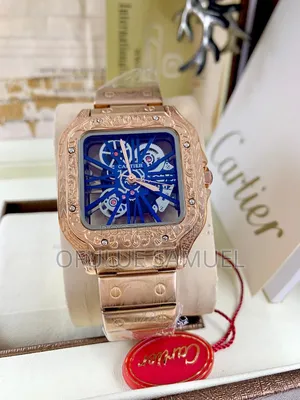 Cartier Engraved Wristwatch