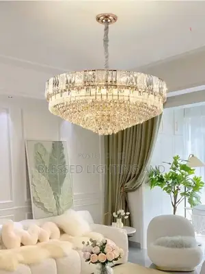 Size 600mm Modern Crystal Chandelier for Living Room, Dinning, Hall