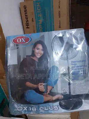 Ox 18 Inches Standing Fan – Durable Blades