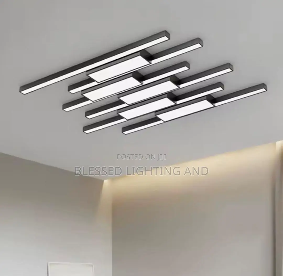 Modern Linear Ceiling Flush Light for Bedroom, Kitchen, Office