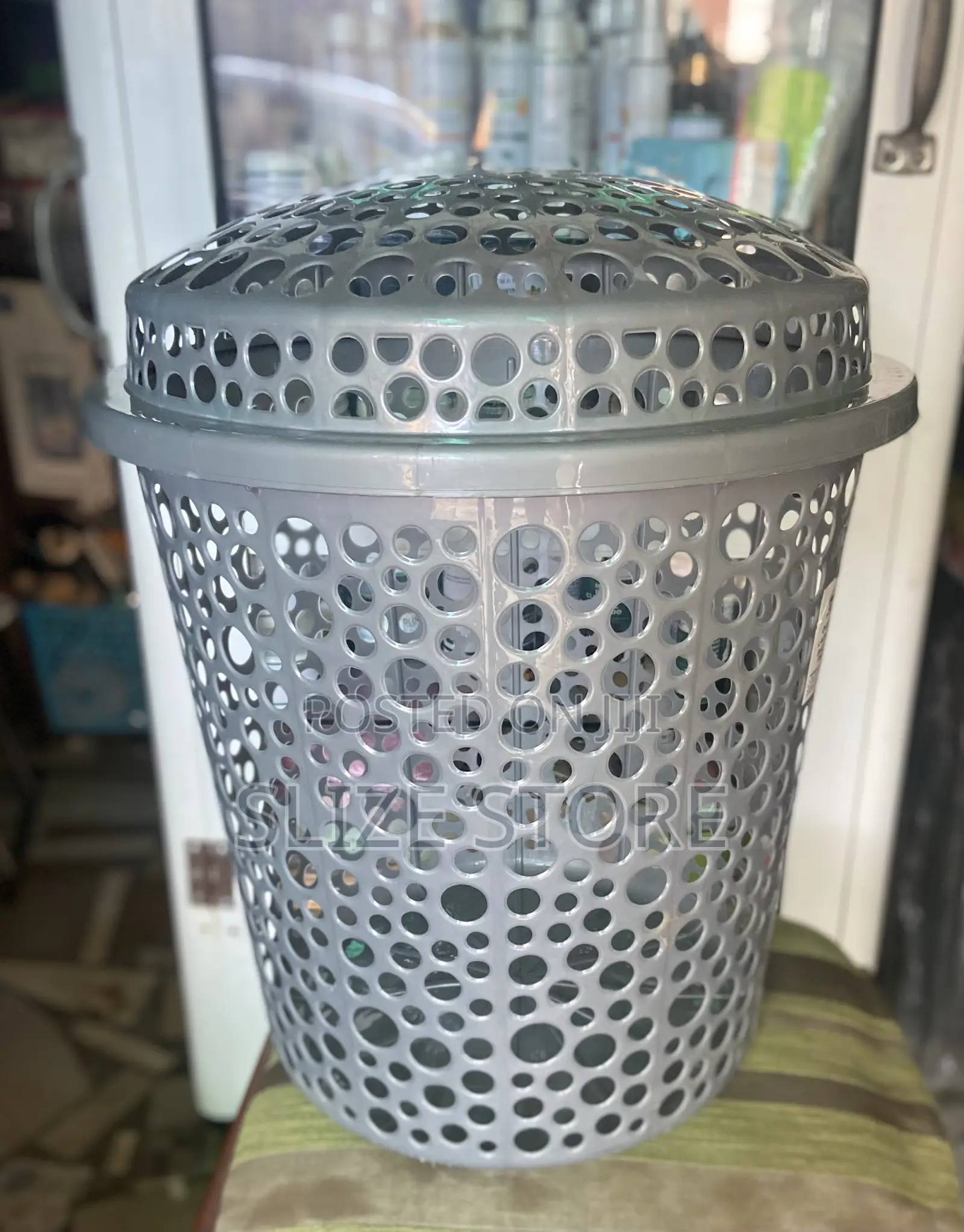 Plastic Laundry Basket - Small
