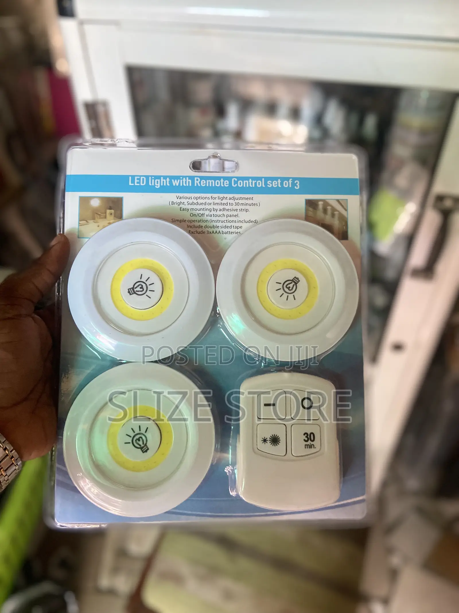 3 in 1 Wardrobe Led Light With Remote