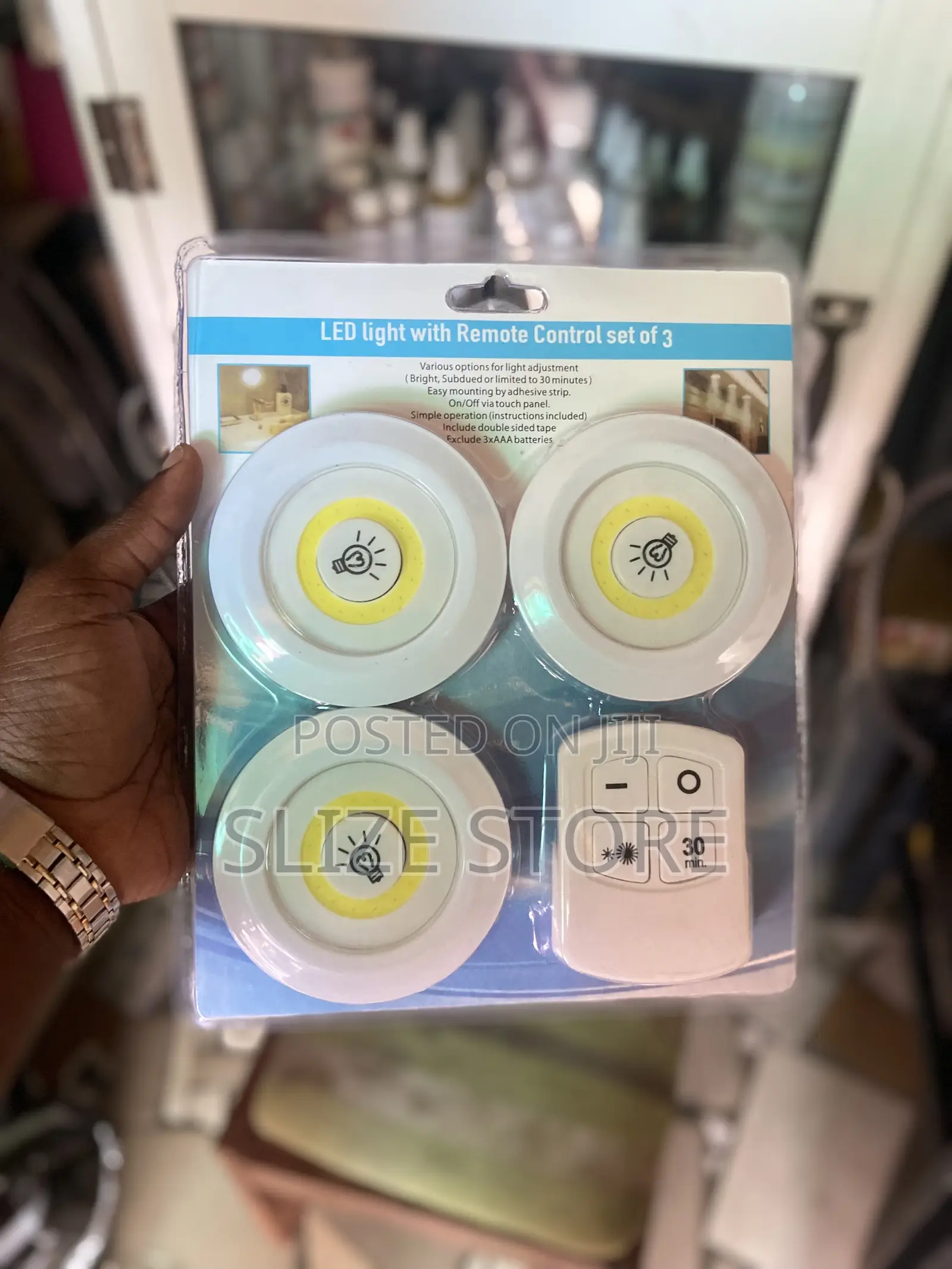 3 in 1 Wardrobe Led Light With Remote