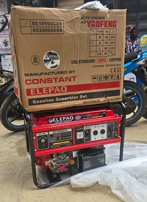 8.5kva Elepaq Constant Petrol Generator 100%Copper Coil