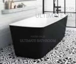 170x75cm Black And White Square Acrylic Bathtub