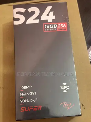 New Itel S24 256 GB Black