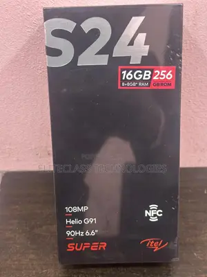 New Itel S24 256 GB Black