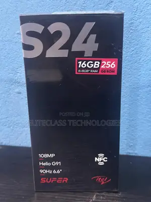 New Itel S24 256 GB Black