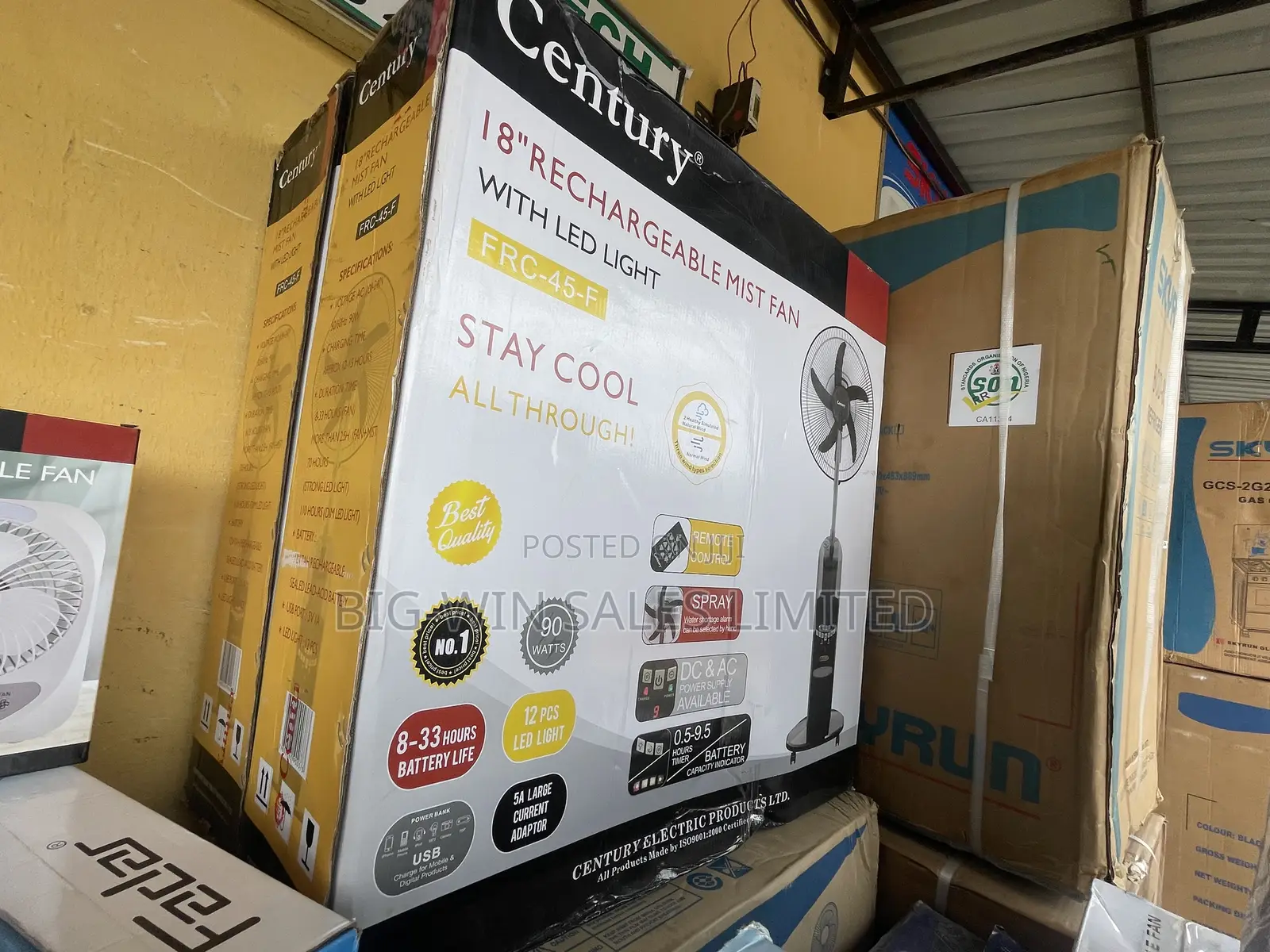 Rechargeable Mist Fan