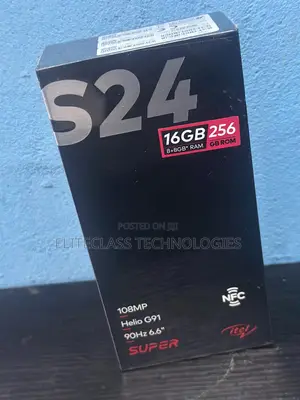 New Itel S24 256 GB Black