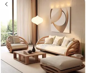 Lao 3/1/ Wood Ottoman/Center