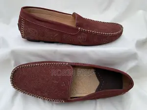 Robert Graham Engraved Leather Driving Loafers Eur45 Uk11 Us12