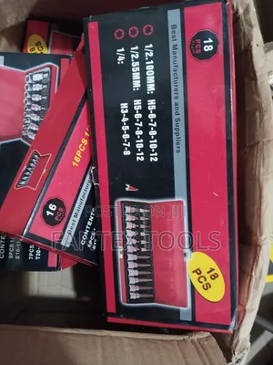 Socket Allen Key 19 PCS 1/2"