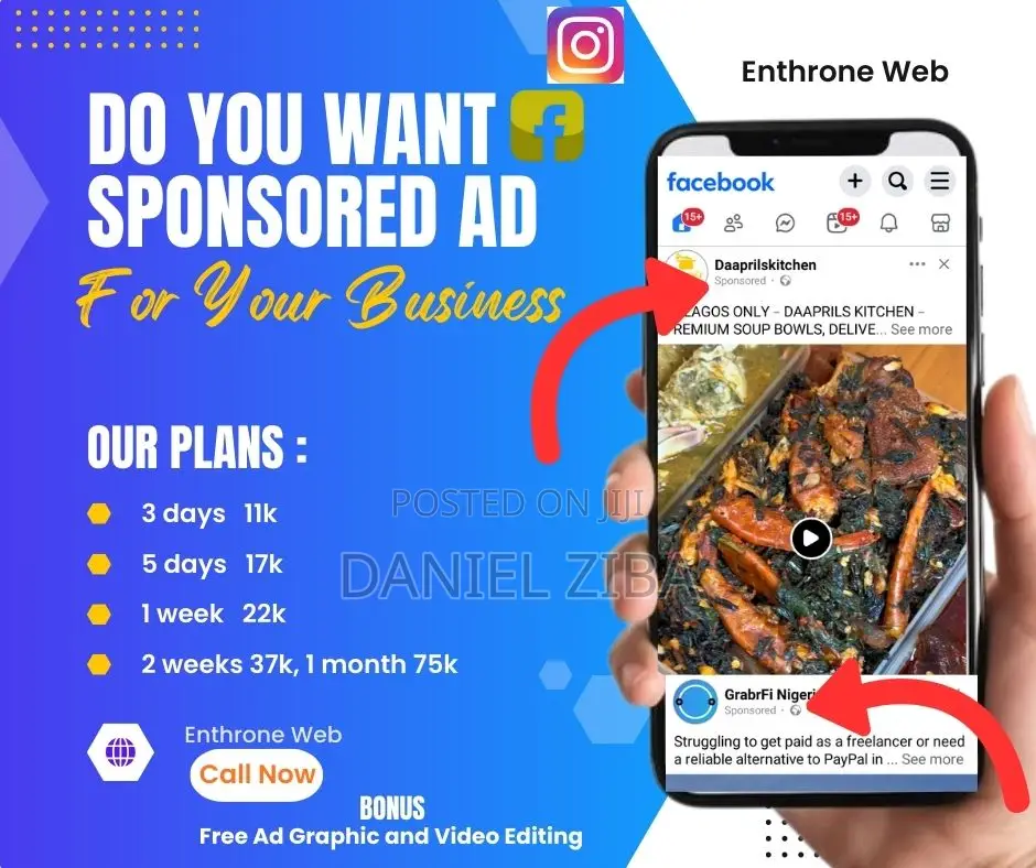 Facebook Sponsored Ad