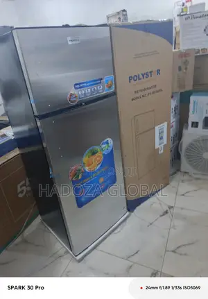 Polystar Double Door Inverter Fridge – Energy Efficient Model
