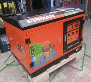 A Brand New Firman Zero Noise Petrol Soundproof Gen 10kva 100% Copper
