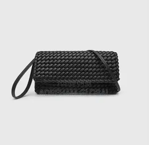 Zara Woven Handbag Versatile Bag Ladies Crossbody Soft Pu Leather