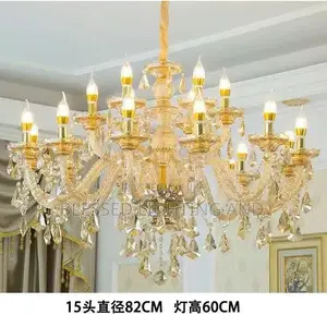 European Luxury Royal Chandelier Light for Living Room, Dinnin