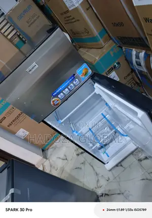 Modern Design – Polystar 2-door Inverter Refrigerator