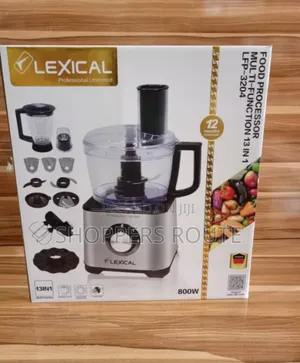 Lexical Multifunctional 13 In 1 Food Processor Lfp 3204