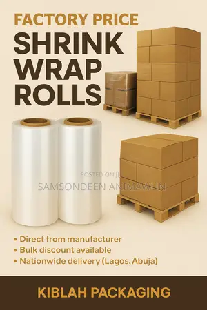 Strong Packaging Shrink Wrap – Lagos Wholesaler