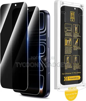 For iPhone 17 Pro Max Privacy Screen Protector Bubble Free