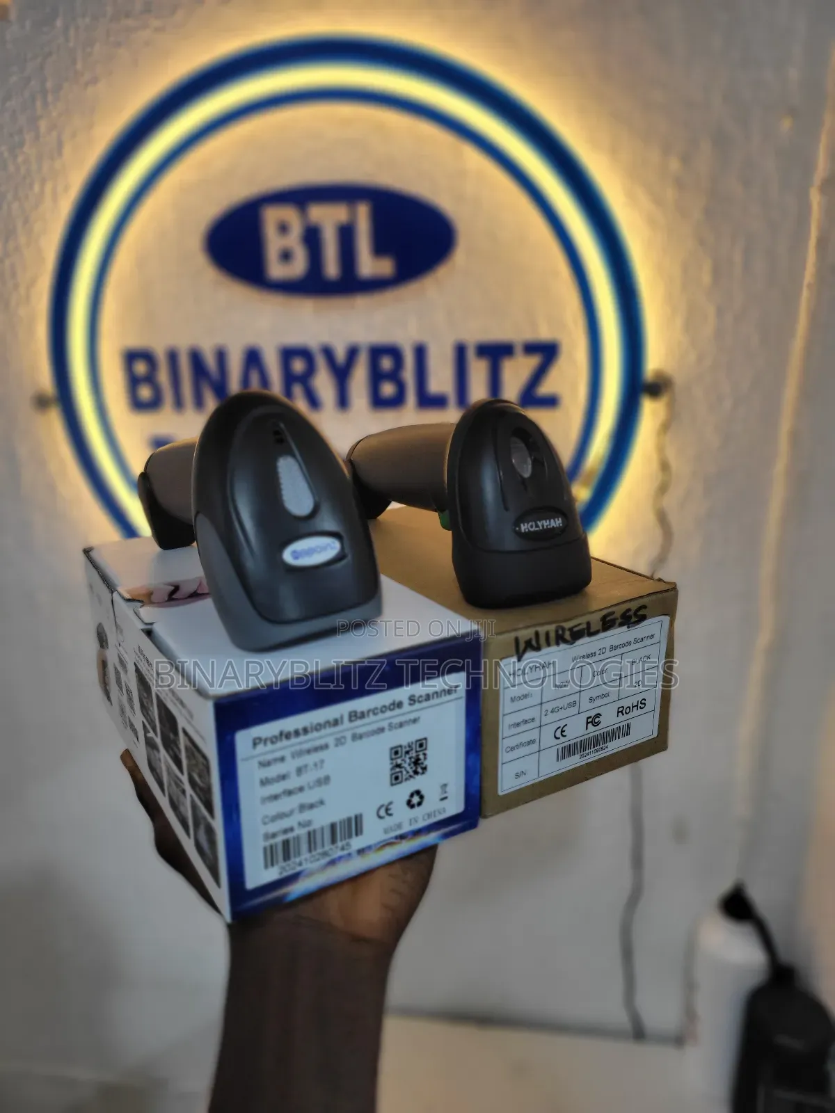 2d Wireless Barcode Fast Scanner
