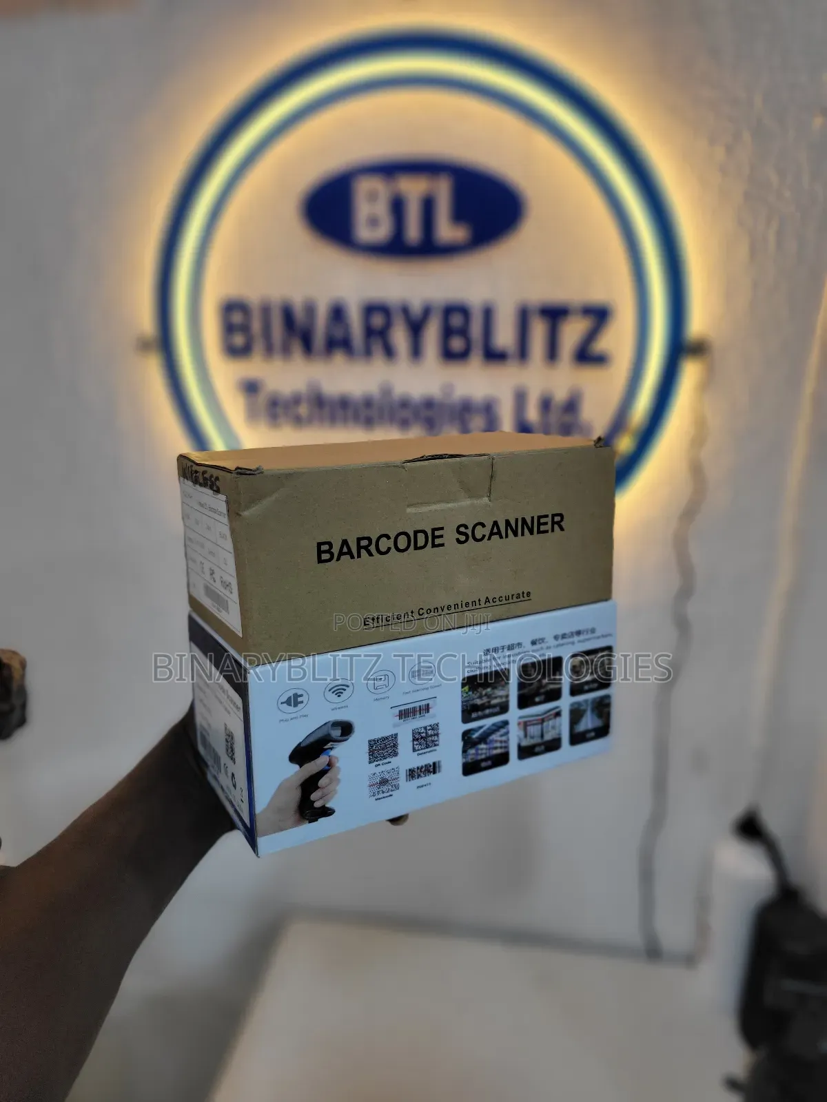 2d Wireless Barcode Fast Scanner