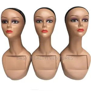 Head Mannequin With Bust Wig Mannequin