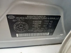 Hyundai Sonata 2012 Silver