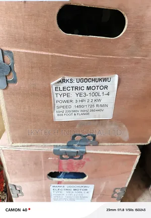 2.2kw 3hp 1440rpm Electric Motor