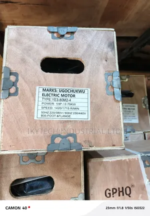 0.75kw 1hp 1420rpm Electric Motor