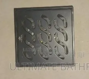 2"(10×10cm)Black Bathroom Shower Drain