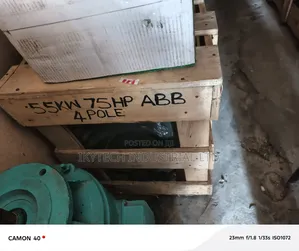 55kw 75hp 1475rpm 4pole Abb Electric Motor
