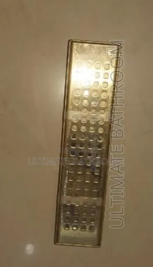 30cm Gold Bathroom Down Outlet Shower Drain