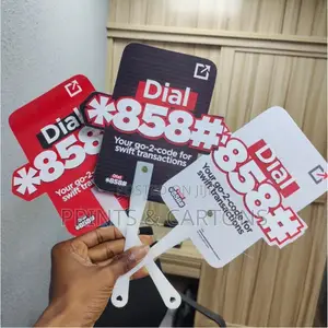 Hand Fan Branding for Adverts