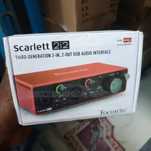 Professional Soundcard Focusrite Scarlett 2i2 Soundcard