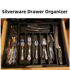 Adjustable Plastic Cutlery Organizer